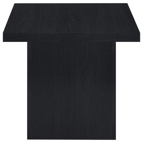 Max Black 3-Piece Rectangular Coffee and End Table Set by Coaster at Eve Furniture