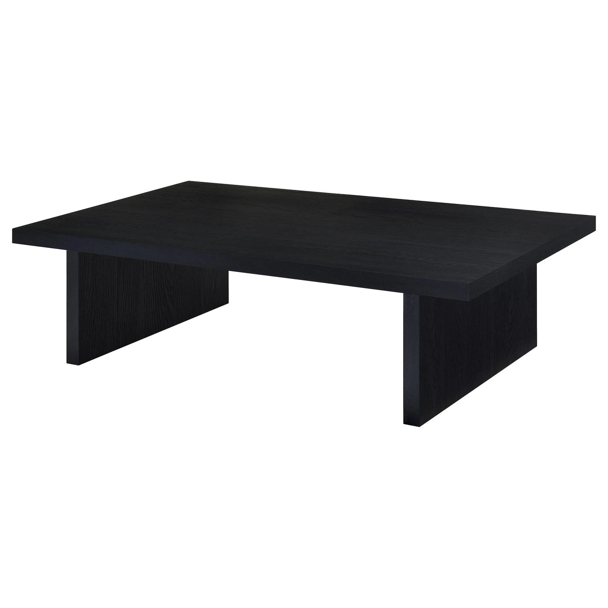 Max Black Rectangular Laminate Coffee Table by Coaster at Eve Furniture