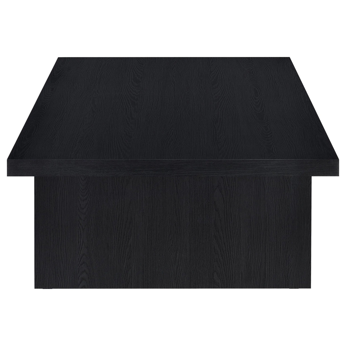 Max Black Rectangular Laminate Coffee Table by Coaster at Eve Furniture