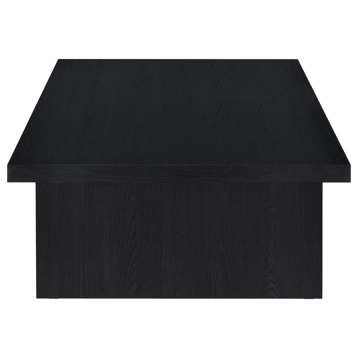 Max Black Rectangular Laminate Coffee Table by Coaster at Eve Furniture