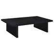 Max Black Rectangular Laminate Coffee Table by Coaster at Eve Furniture