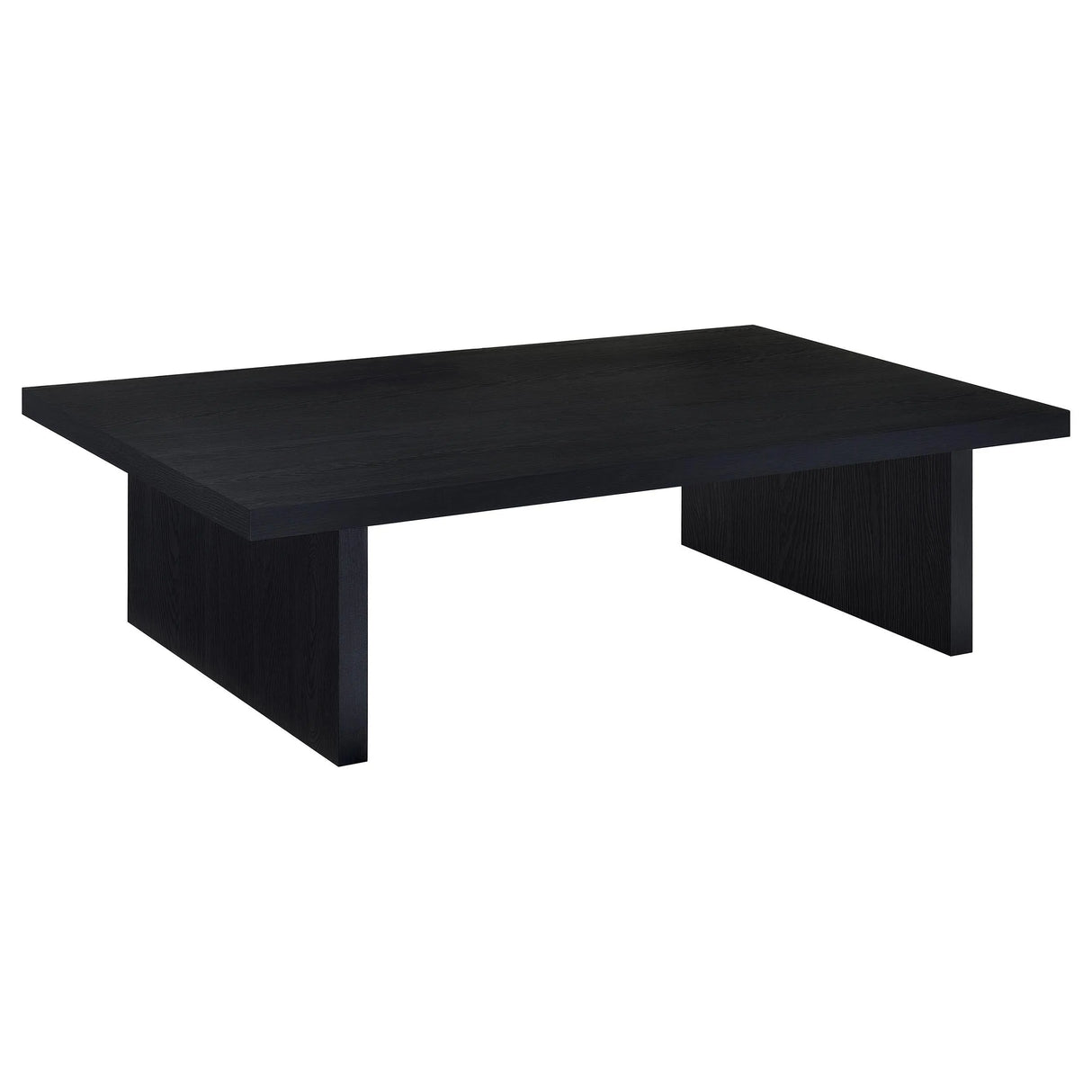 Max Black Rectangular Laminate Coffee Table by Coaster at Eve Furniture