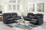Max Grey 3-Piece Reclining Living Room Set by New Era Innovations at Eve Furniture
