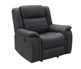 Max Grey 3-Piece Reclining Living Room Set by New Era Innovations at Eve Furniture