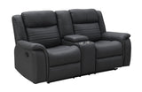 Max Grey 3-Piece Reclining Living Room Set by New Era Innovations at Eve Furniture