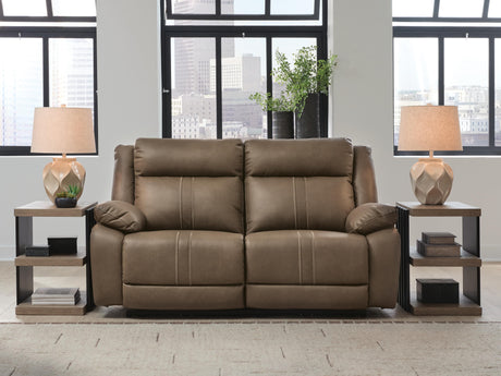 Max-Momentum Biscotti 2-Piece Power Reclining Sectional Loveseat by Ashley at Eve Furniture