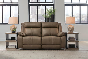 Max-Momentum Biscotti 2-Piece Power Reclining Sectional Loveseat by Ashley at Eve Furniture