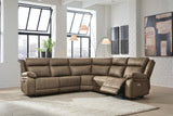 Max-Momentum Biscotti 5-Piece Power Reclining Sectional by Ashley at Eve Furniture