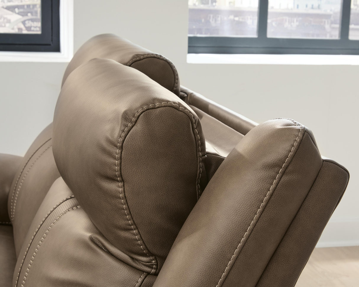 Max-Momentum Biscotti Power Reclining Living Room Set by Ashley at Eve Furniture