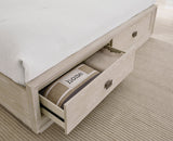 Maxime Two Drawer Footboard Full Storage Platform Bed In Ash by Modus Furniture at Eve Furniture