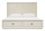 Maxime Two Drawer Footboard Full Storage Platform Bed In Ash by Modus Furniture at Eve Furniture