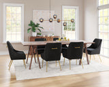 Maxine Black & Gold Dining Chair by Zuomod at Eve Furniture
