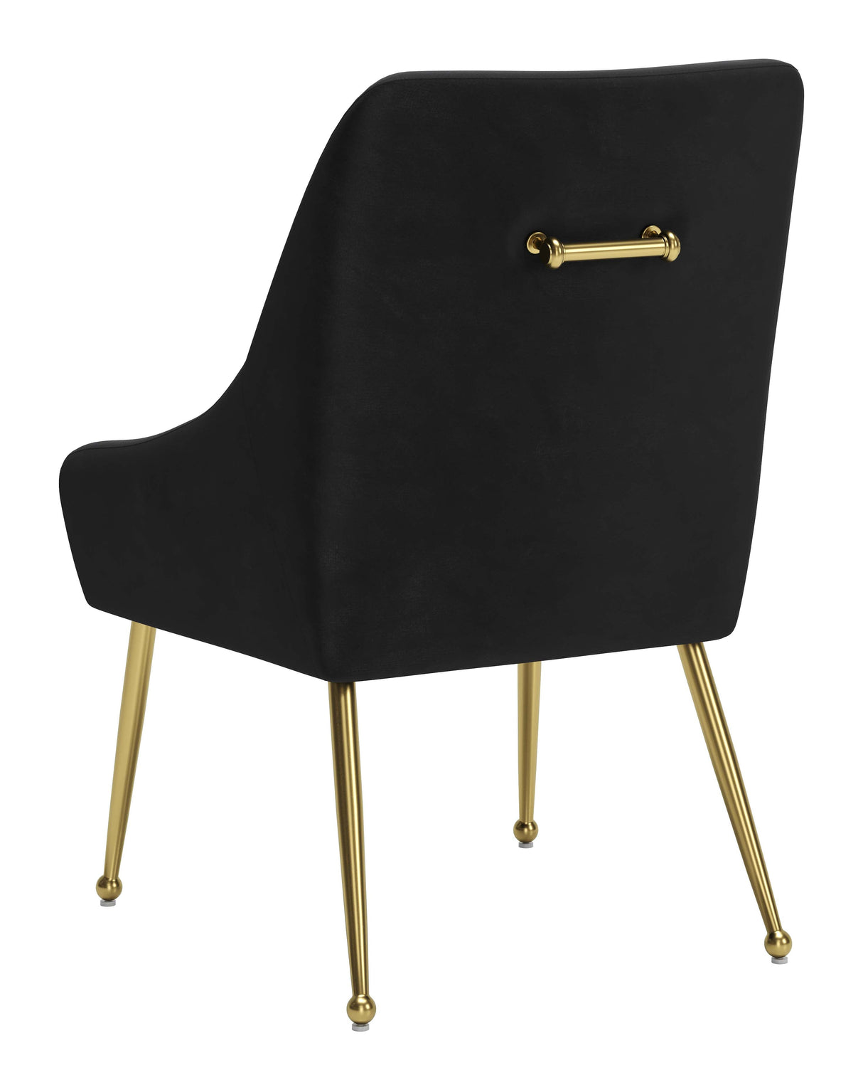 Maxine Black & Gold Dining Chair by Zuomod at Eve Furniture