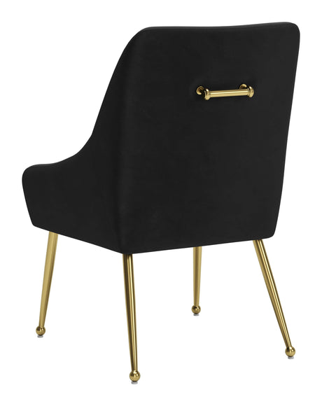 Maxine Black & Gold Dining Chair by Zuomod at Eve Furniture
