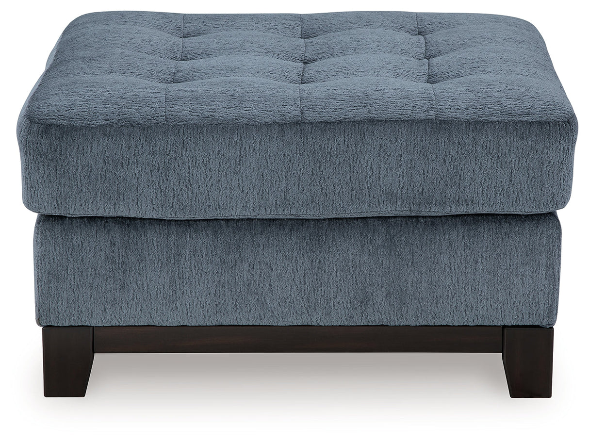 Maxon Place Navy Oversized Accent Ottoman