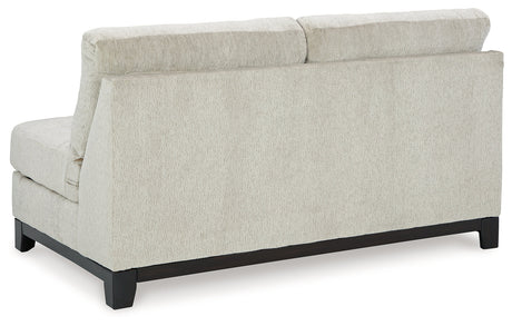 Maxon Place Stone Armless Loveseat by Ashley at Eve Furniture