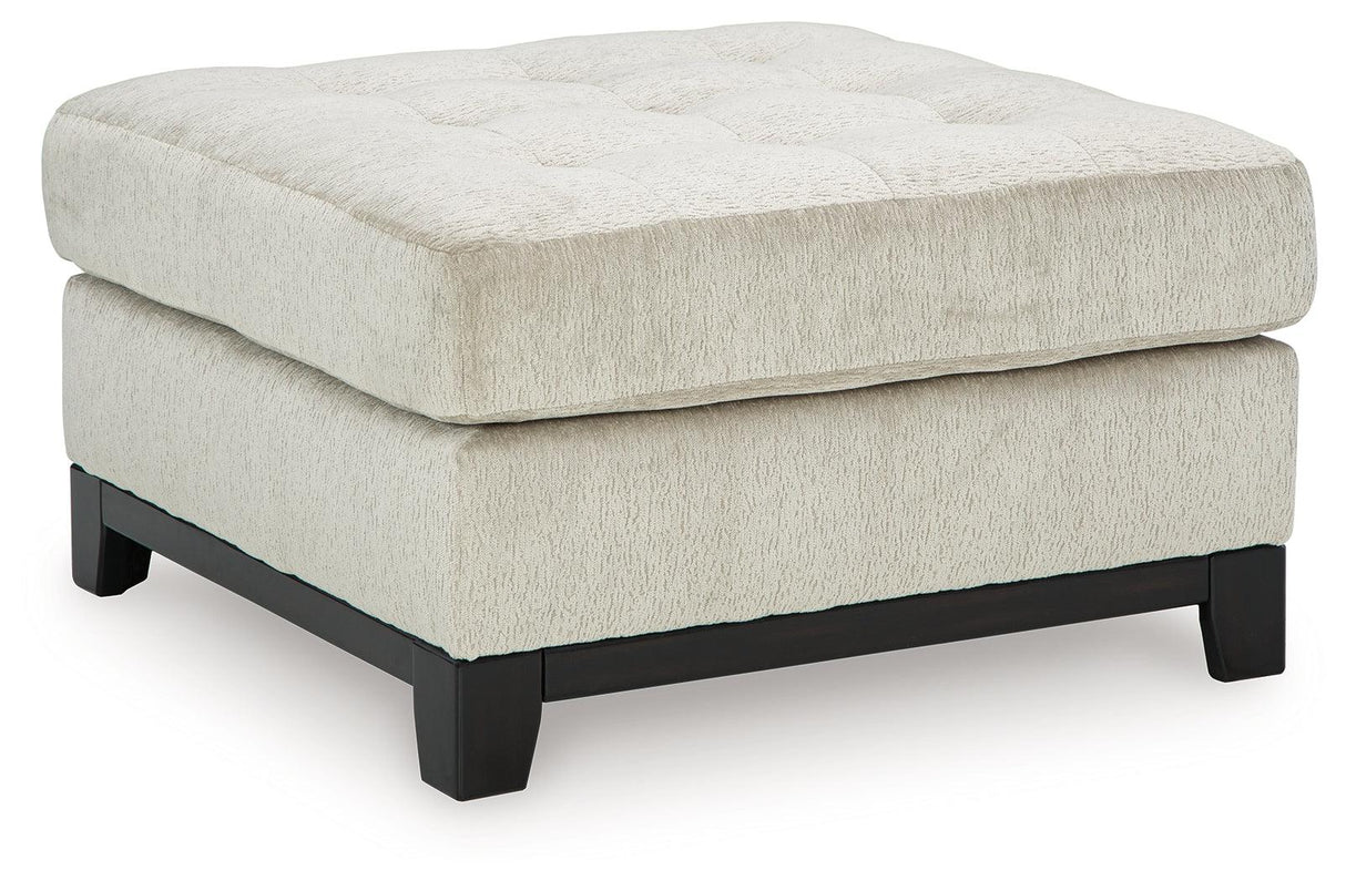 Maxon Place Stone Oversized Accent Ottoman by Ashley at Eve Furniture