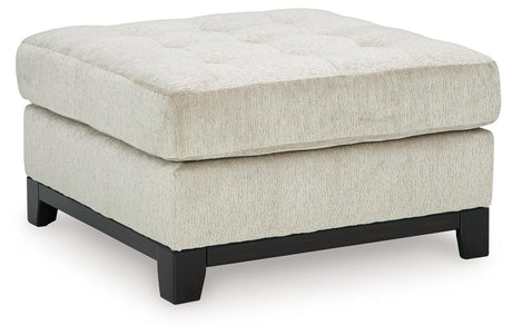Maxon Place Stone Oversized Accent Ottoman by Ashley at Eve Furniture