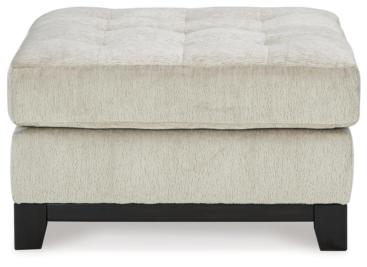 Maxon Place Stone Oversized Accent Ottoman by Ashley at Eve Furniture