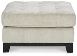 Maxon Place Stone Oversized Accent Ottoman by Ashley at Eve Furniture