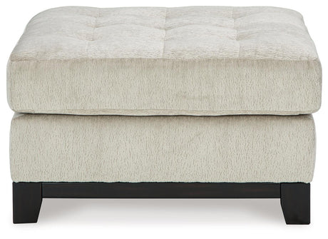 Maxon Place Stone Oversized Accent Ottoman by Ashley at Eve Furniture