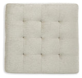 Maxon Place Stone Oversized Accent Ottoman by Ashley at Eve Furniture