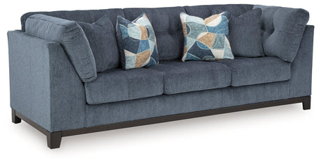 Maxon Place Navy Sofa by Ashley at Eve Furniture