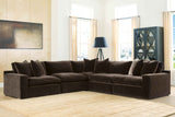 Maxton Heights Bittersweet 5-Piece Modular Modular Sectional by Ashley at Eve Furniture