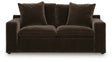 Maxton Heights Bittersweet Loveseat by Ashley at Eve Furniture