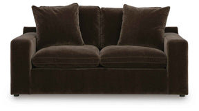 Maxton Heights Bittersweet Loveseat by Ashley at Eve Furniture