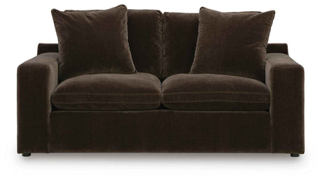 Maxton Heights Bittersweet Loveseat by Ashley at Eve Furniture