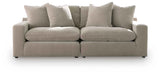 Maxton Heights Pebble 2-Piece Sectional Sofa by Ashley at Eve Furniture