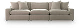 Maxton Heights Pebble 3-Piece Sectional Sofa by Ashley at Eve Furniture