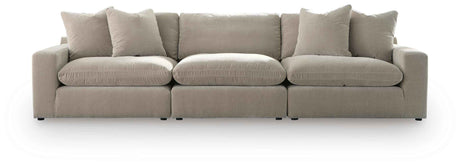 Maxton Heights Pebble 3-Piece Sectional Sofa by Ashley at Eve Furniture