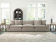 Maxton Heights Pebble 3-Piece Sectional Sofa by Ashley at Eve Furniture