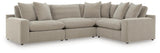 Maxton Heights Pebble 4-Piece Sectional by Ashley at Eve Furniture