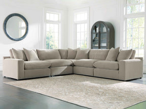 Maxton Heights Pebble 5-Piece Sectional by Ashley at Eve Furniture