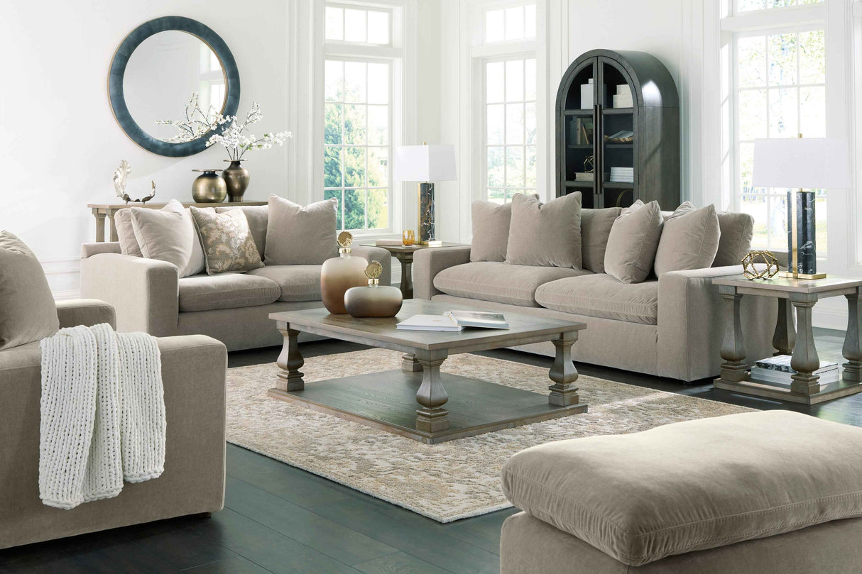 Maxton Heights Pebble Living Room Set by Ashley at Eve Furniture