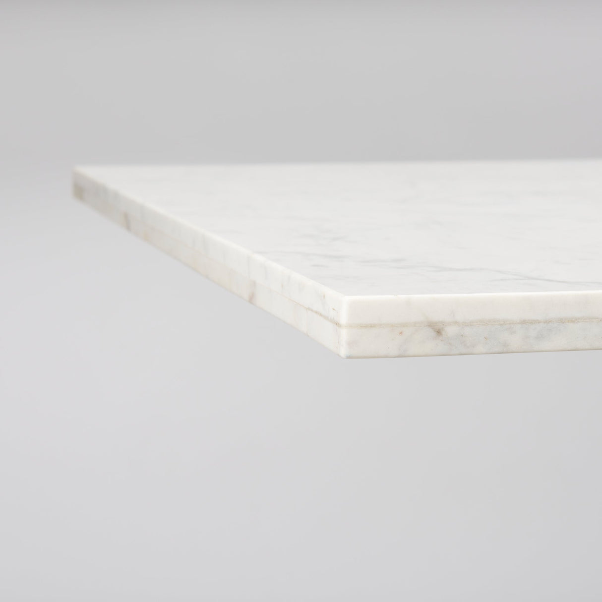 Maxton Marble Top w/ Gunmetal Base Dining Table by Mercana at Eve Furniture