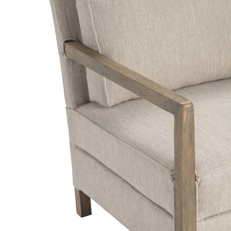 Maxwell Beige/Brown Accent Chair by Crestview at Eve Furniture