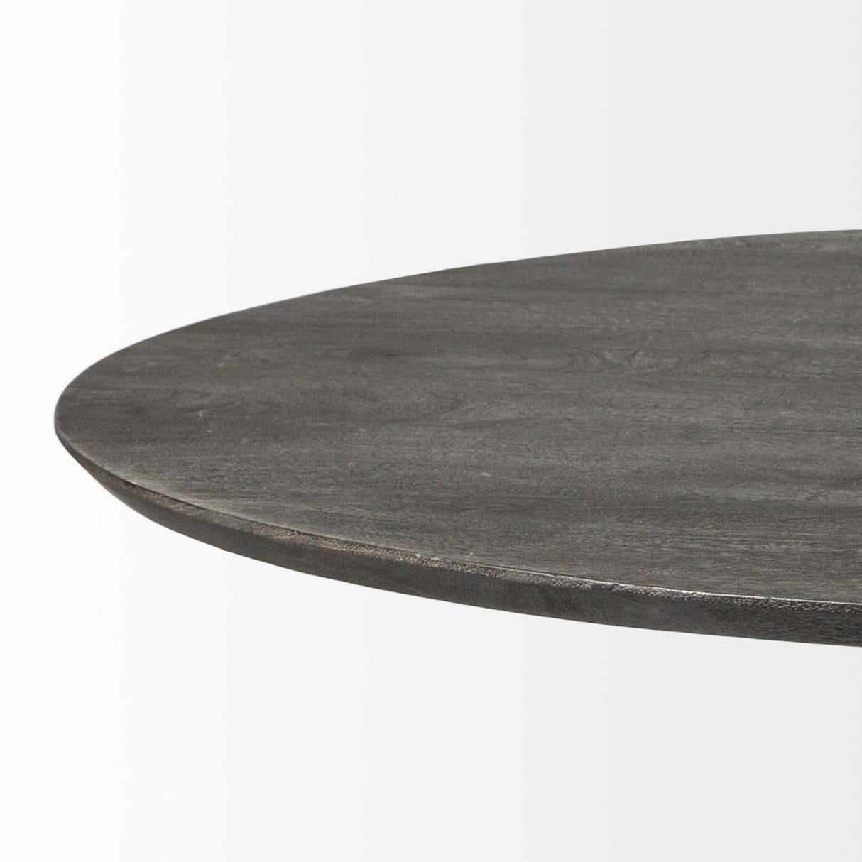 Maxwell Brown Solid Wood Top Brown Metal/Wood Base Dining Table by Mercana at Eve Furniture