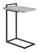 Maxwell Cement/Gunmetal C-Shaped Accent Table by Coaster at Eve Furniture