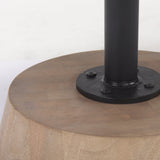 Maxwell Marble Top Pedestal Base Round Coffee Table by Mercana at Eve Furniture