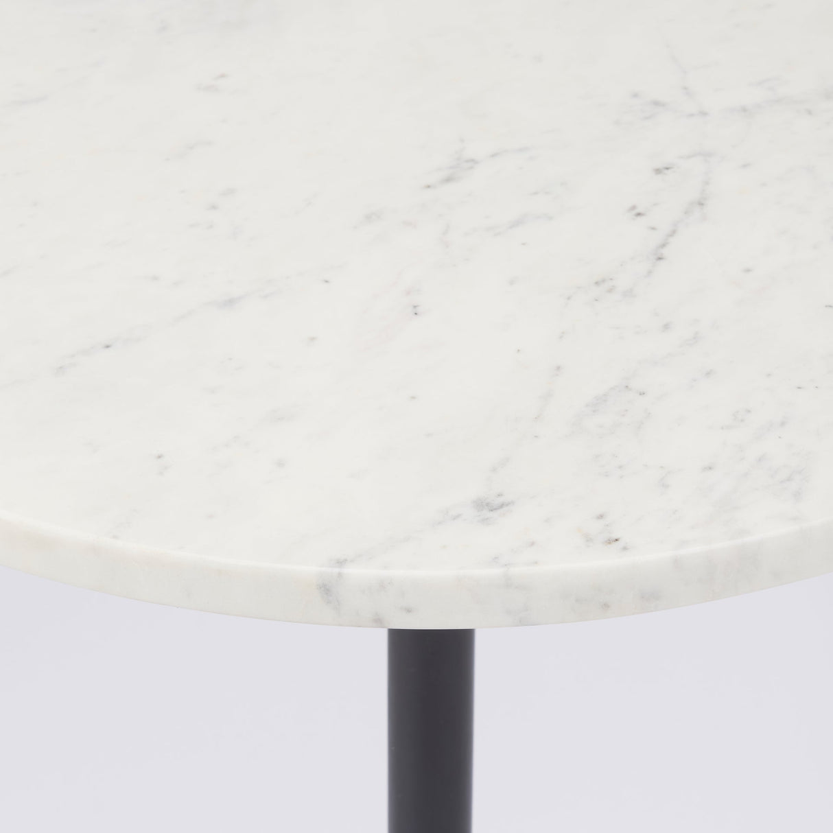 Maxwell Marble Top Pedestal End/Side Table by Mercana at Eve Furniture