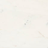 Maxwell White Marble Round Top W/ Black Metal and Wood Pedestal Base Dining Table by Mercana at Eve Furniture