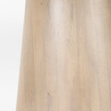Maxwell White Marble Round Top W/ Black Metal and Wood Pedestal Base Dining Table by Mercana at Eve Furniture