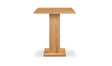 May Bar Table Natural Oak by Moe's Home at Eve Furniture