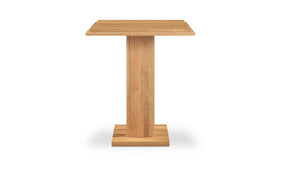 May Bar Table Natural Oak by Moe's Home at Eve Furniture