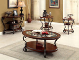 May Brown Cherry Sofa Table by Furniture of America at Eve Furniture