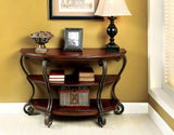 May Brown Cherry Sofa Table by Furniture of America at Eve Furniture